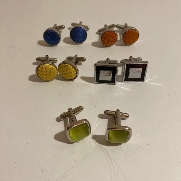 5 Pair Cuff Links (IT) - Picture 8 of 12